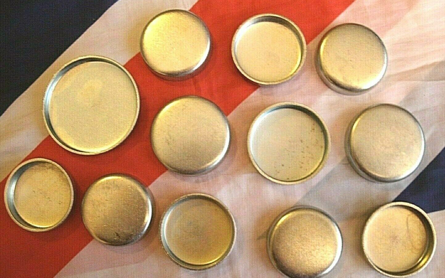 1 SET of 12 Stainless Steel Ford V6 2.0 2.3 2.6 & 2.8i Core Plugs 1987 to 1989