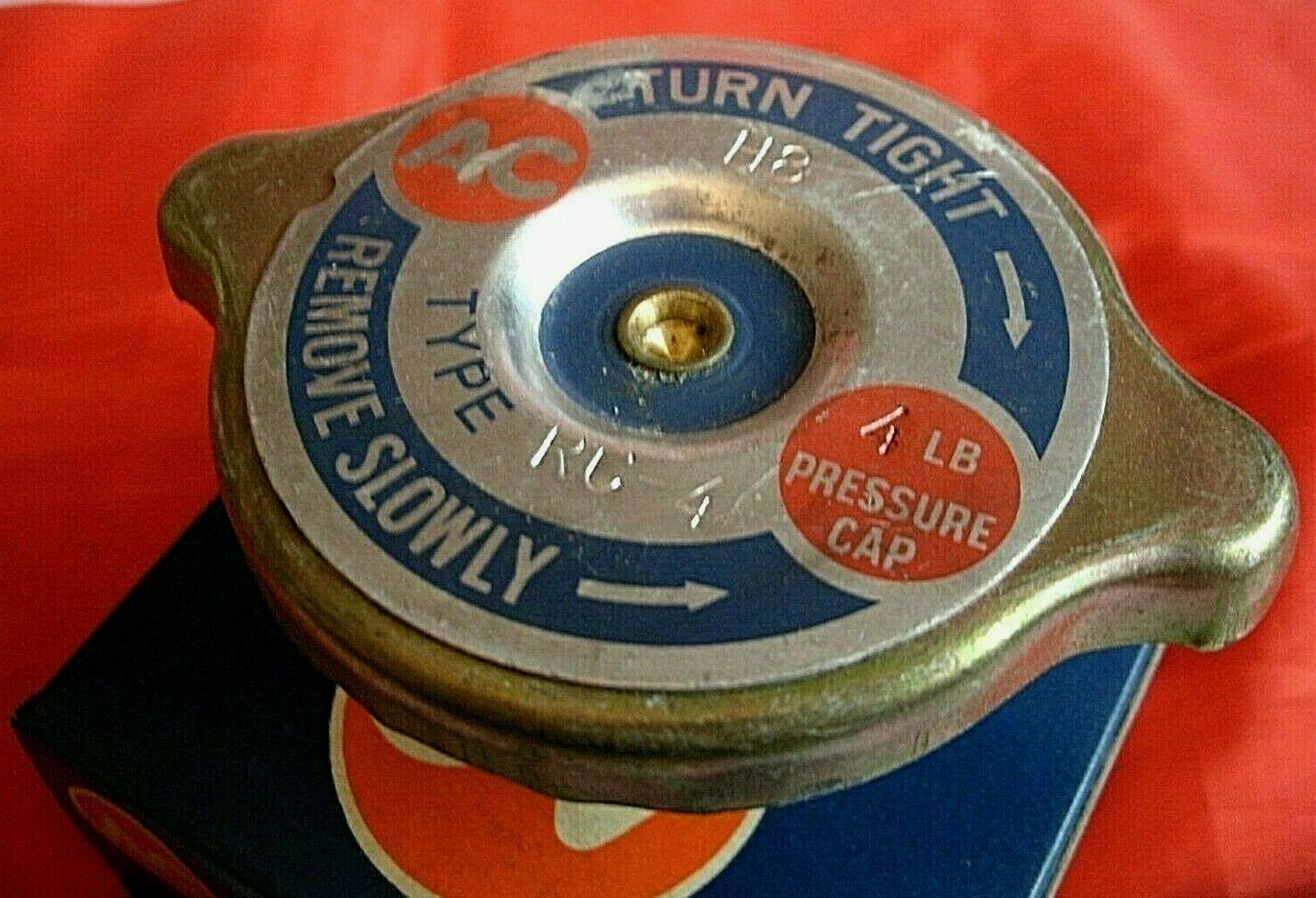 ONE New Old Stock A C Delco 4 lbs Radiator Pressure Cap 850798 With Bo ...