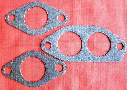 NEW STANDARD FORD CORTINA MK1 & MK 2 OHV X FLOW EXHAUST MANIFOLD GASKETS SET