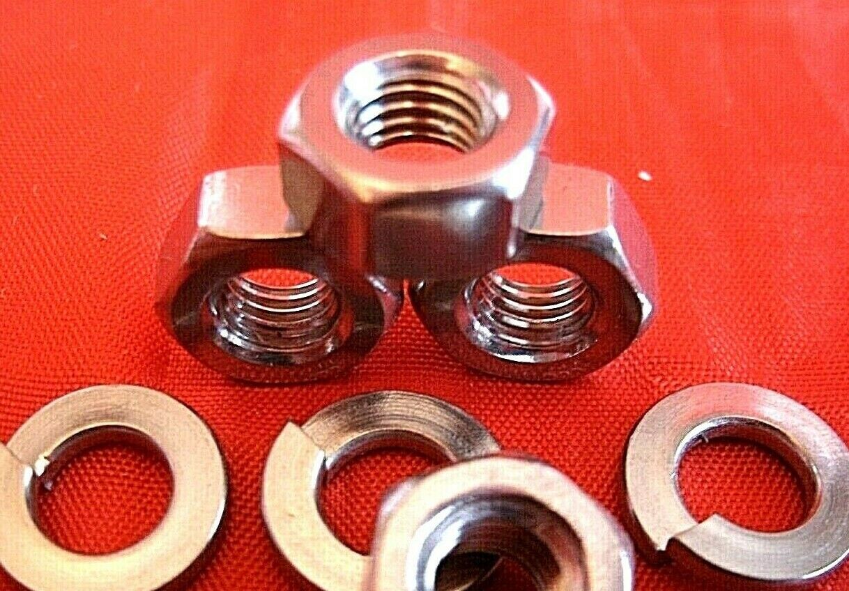 ROVER P4 60,75.90 105 THERMOSTAT HOUSING STAINLESS STEEL bsf NUTS & WASHERS SET