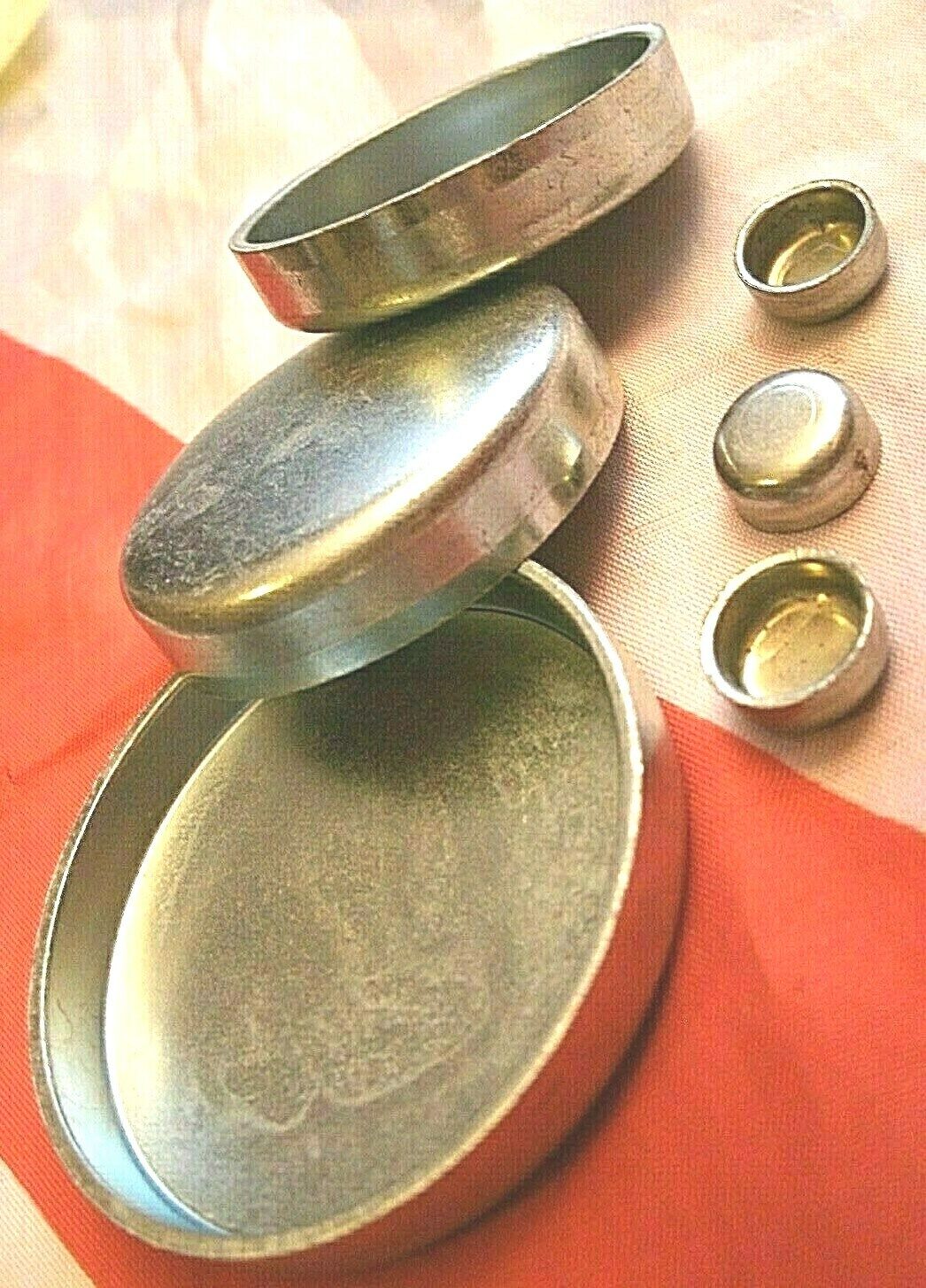 1 SET of 6 Ford Pinto1600 SOHC Mild Steel & Plated Core Plug set Cortina Capri