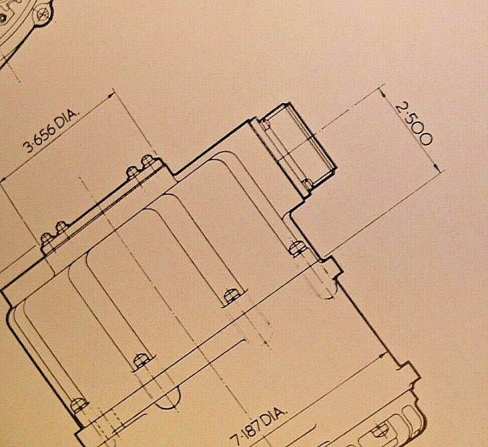 1 used CAV Alternator AC90/3M 2 Sides Pamphlet/Leaflet technica data Performance