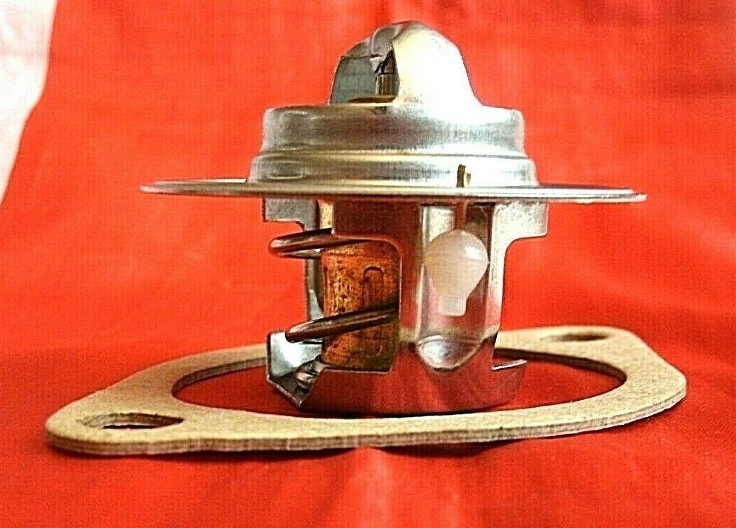 One New Triumph 3 Litre V8 Stag 82% Thermostat & Improved Quilty 1/16" Gasket.