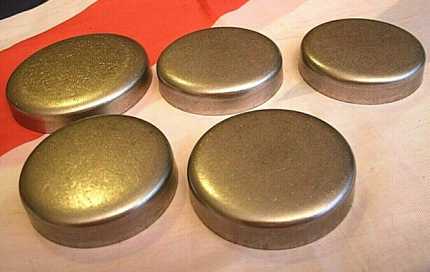 1 Set Of 5 Ford Cortina Stainless Steel Core Plugs For the 1200 1300 1500 1600cc