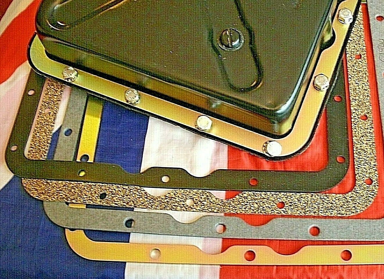 New Borg Warner 35 Automatic Gearbox Steel Support Plate & COMPOSITE Gasket R.
