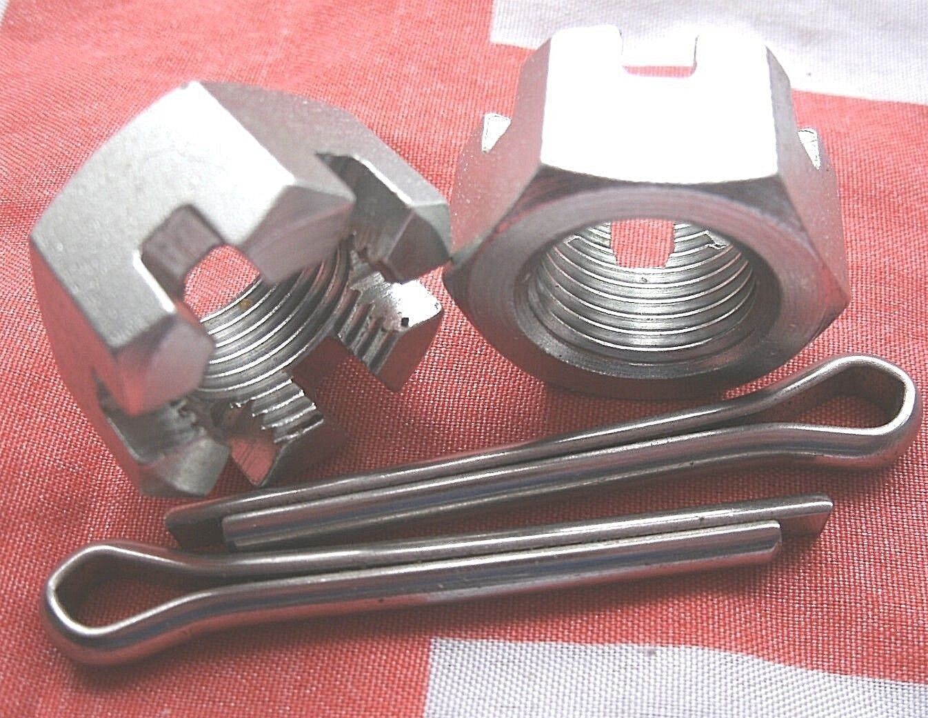FORD ESCORT MK1 TCA INNER/OUTER NUTS & SPLIT PINs 1100 1300E MEXICO TWIN CAM BDA