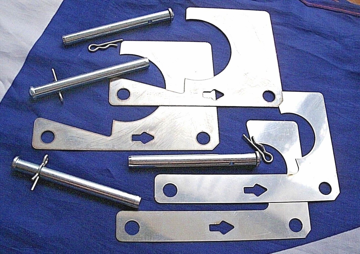 One New Set 4 Rover P6 V8 Front Brake Caliper Anti Rattle Shims Stainless Steel