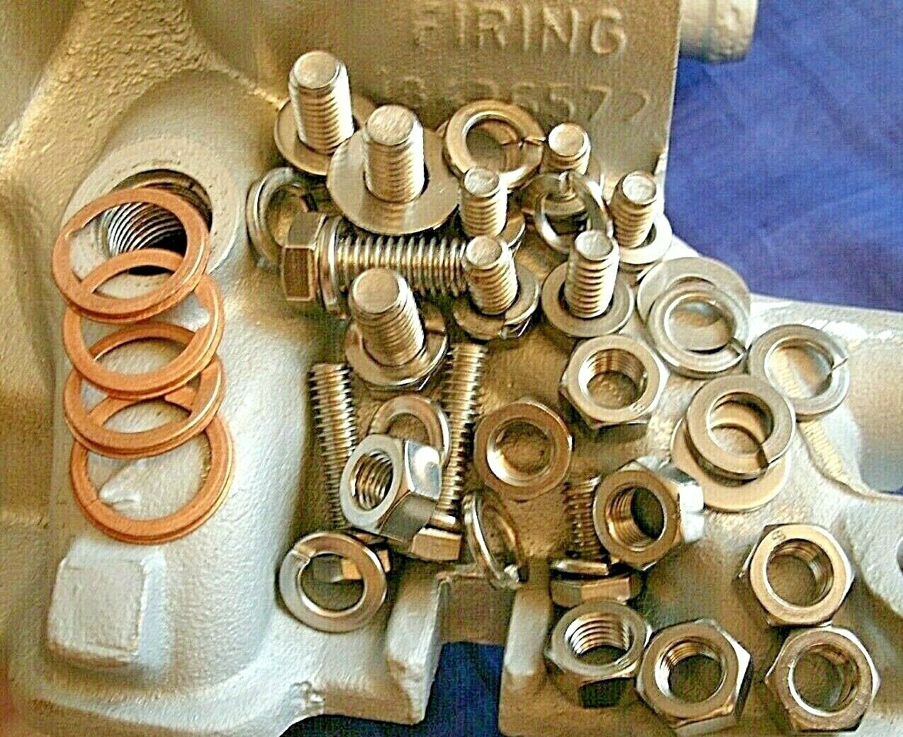 ROVER V8 Late Type Carburettor Inlet Manifold Stainless Steel Assemble KIT