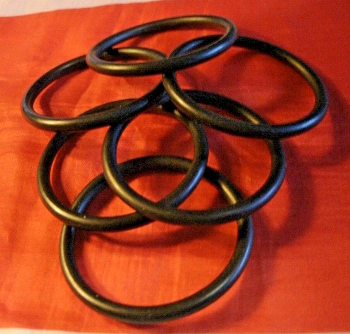 Set 6 of Carburettor Spacer  O-rings E Type 420G Mk 10 Jaguar Triple carburettor