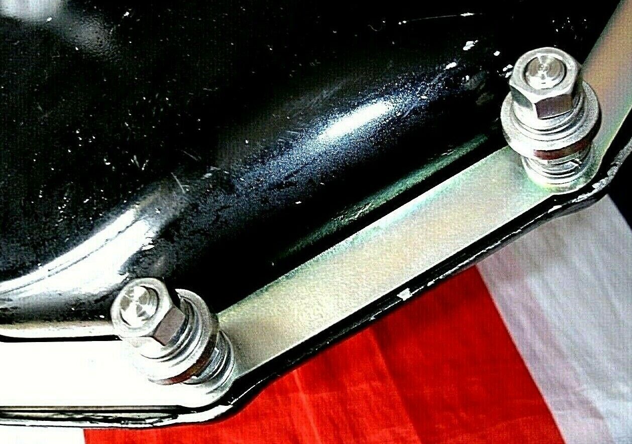 Rover P6B V8 Engine Heavy Duty Steel Support Plate kit + bolts & RUBBER Gasket.