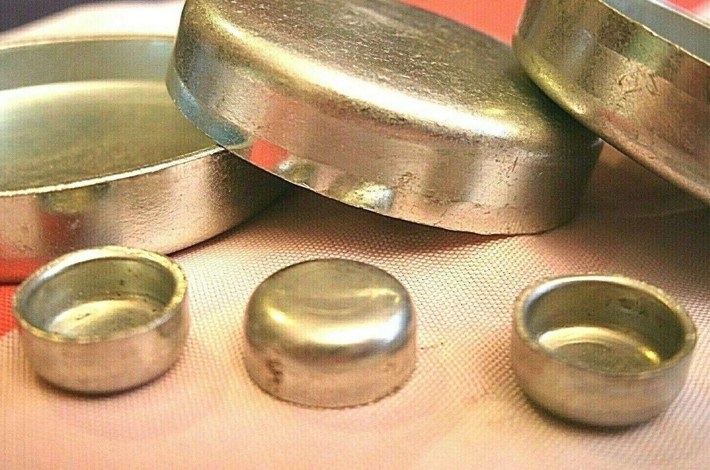 1 SET of 6 Ford Pinto1600 SOHC Mild Steel & Plated Core Plug set Cortina Capri