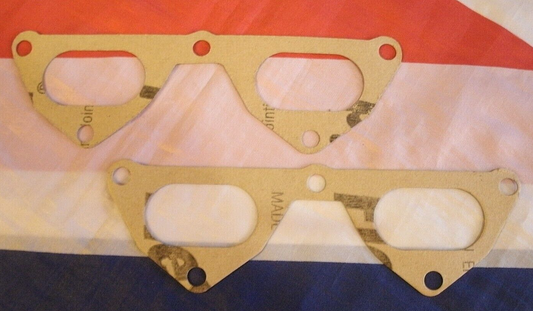 ONE NEW PAIR OF FORD ESCORT MK2 BDA RS 1800 STANDARD TYPE INLET MANIFOLD GASKETs
