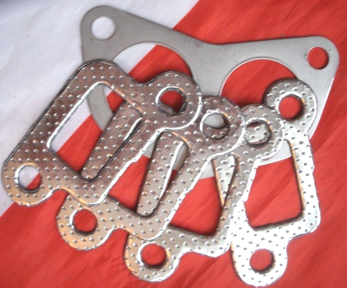 LAND ROVER V8 Classic Range Rover One Full Exhaust Manifold Gasket Set 10 Items