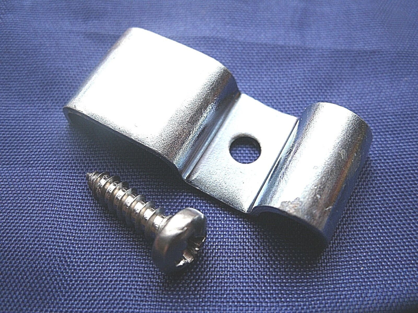 NEW 1x3/16"x2x3/16"-1/8 Fixing 1"1/8 Steel Plated  Brake Clutch Pipe Clip Clamp