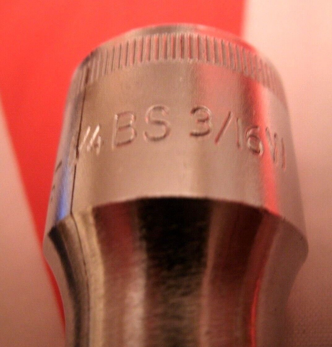 One New Old Stock 1/2 Drive Britool Socket 1/4 BS-3/16 W Classic Vintage Vectren