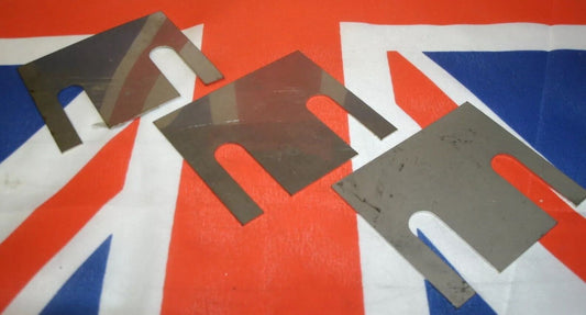 Triumph TR5 TR6 4 NEW 0.350" REAR TRAILING ARM SHIM IN STAINLESS STEEL.