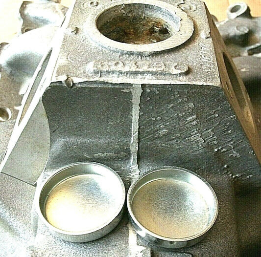 1 SET of 2 New Rover V8 Carburettor Inlet manifold Stainless Steel Core Plugs