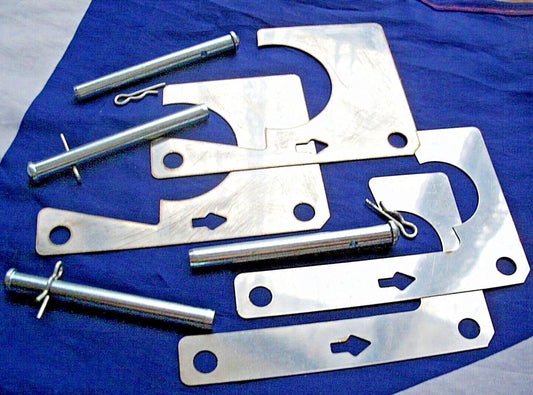 One New Set Of Jaguar XJ6 S1 Front Brake Caliper Anti Rattle Pins Shims R Clips