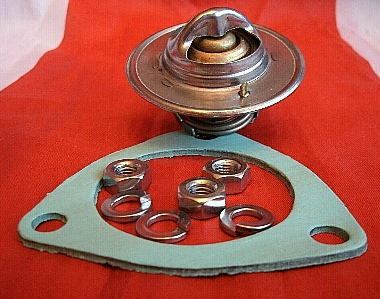 NEW ROVER P6 2000 2200 THERMOSTAT & HOUSING GASKET IS 1/16 & FULL FITTING KIT