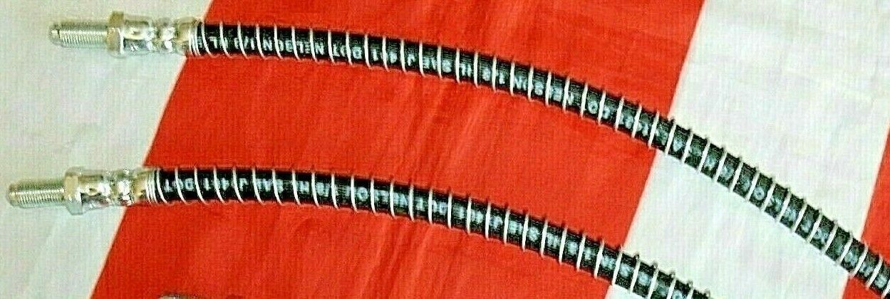 1 Pair Of Aston Martin AMV8 Volante Vantage Armoured Front Brake Hoses 1971-ON
