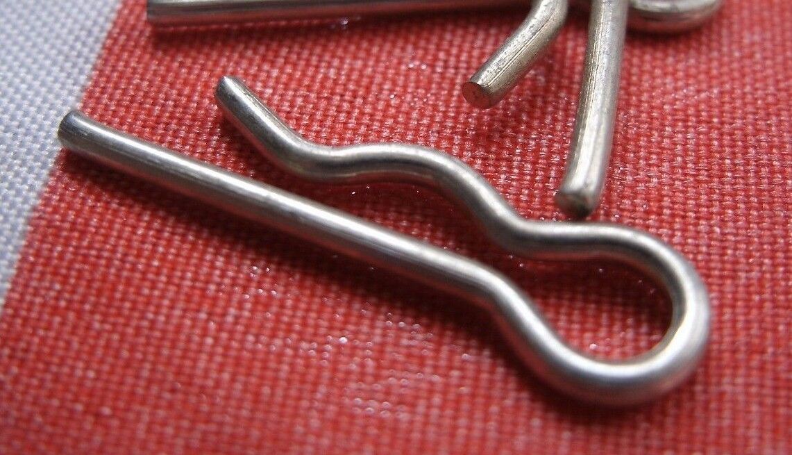 NEW Rover P6 & P6B FRONT BRAKE CALIPER PAD RETAINING PIN R CLIPS STAINLESS STEEL