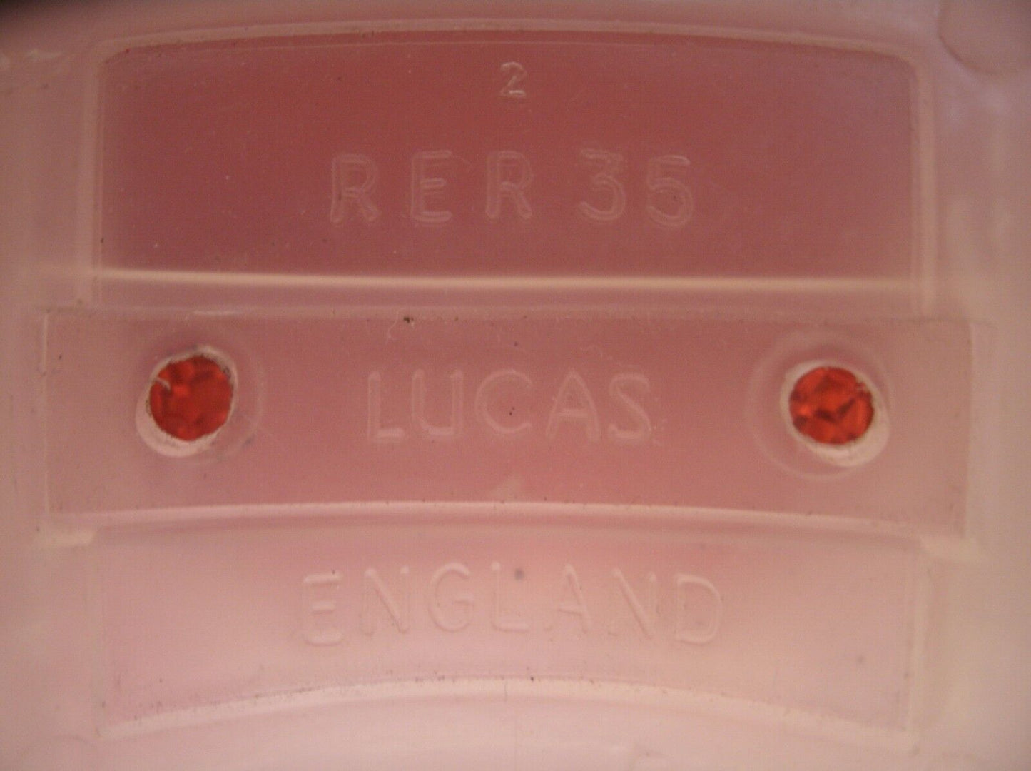 NOS ROVER P6 2000 2200 & 3500s Complete rear reflector genuine original LUCAS.