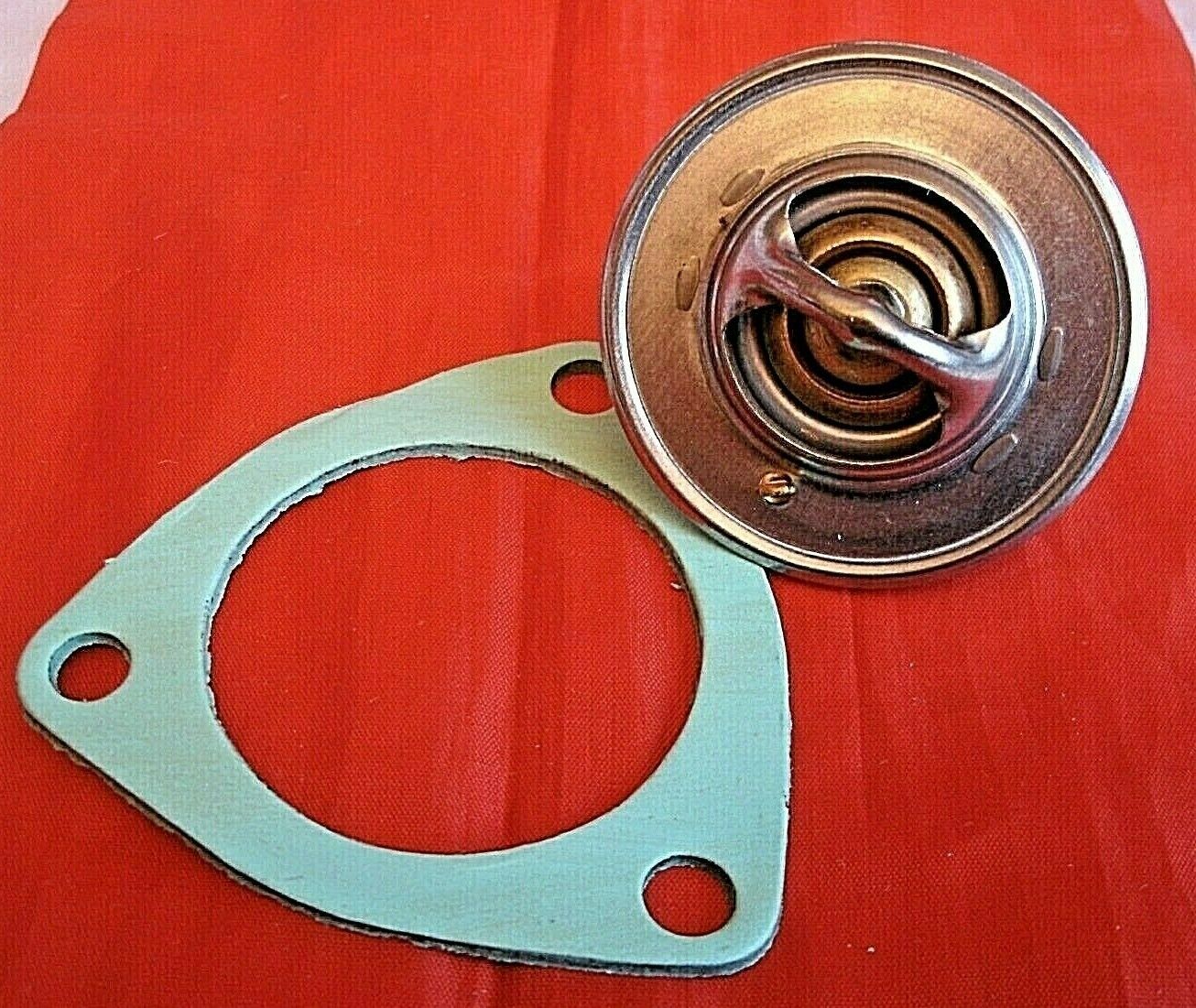 NEW ROVER P6 2000 2200 MODELS THERMOSTAT HOUSING GASKET & STAINLESS FITTINGS