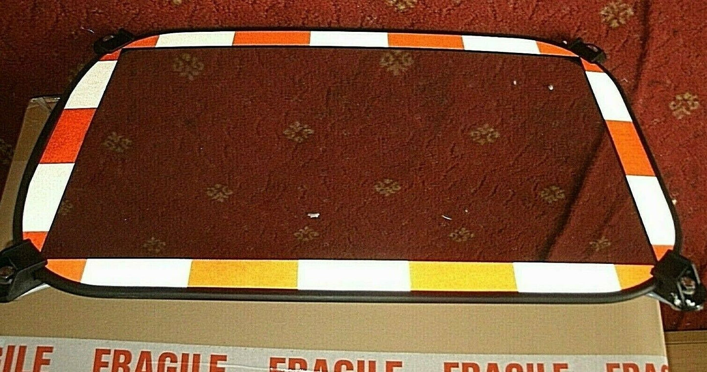 Moravia Sekurit Safely glass Traffic Mirror 600M x 800M With Red & White Border
