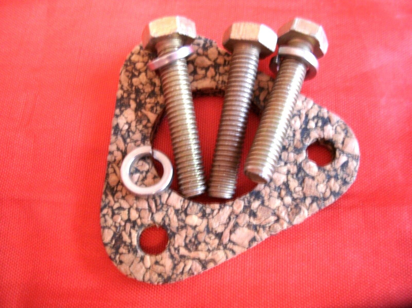 Otter Switch Blanking Plate 3 Two BA Bolts Stainless Blank Plate & Cork Gaskets