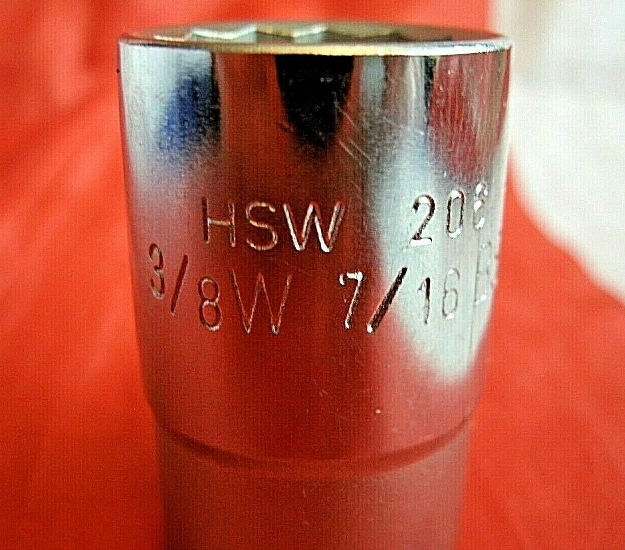 1 N O S 1/2 Drive HSW 206 King Dick Socket 7/16 BS-3/8 W Classic Vintage Vectren