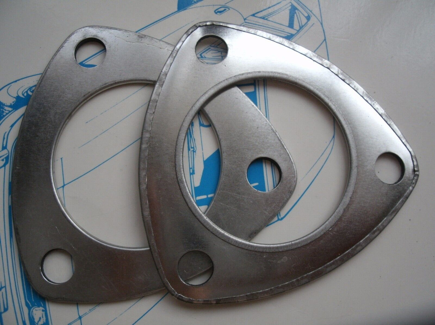 TRIUMPH STAG V8 3 LITRE HALF ENGINE EXHAUST MANIFOLD GASKETS SET 3