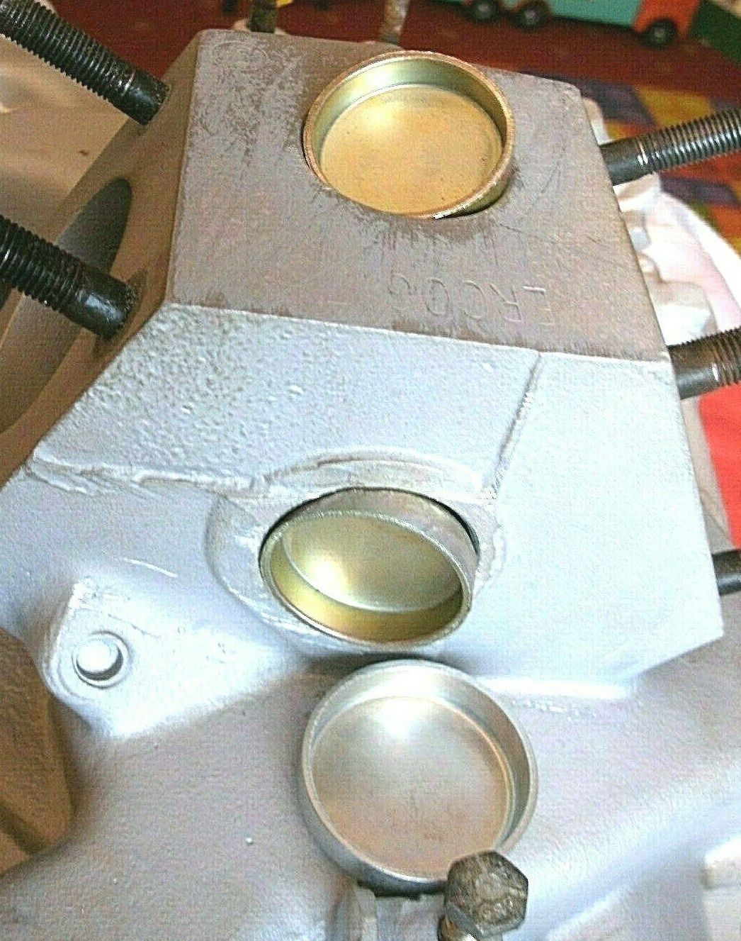 1 SET of 3 New Rover V8 Carburettor Inler Manifold Stainless Steel Core Plugs
