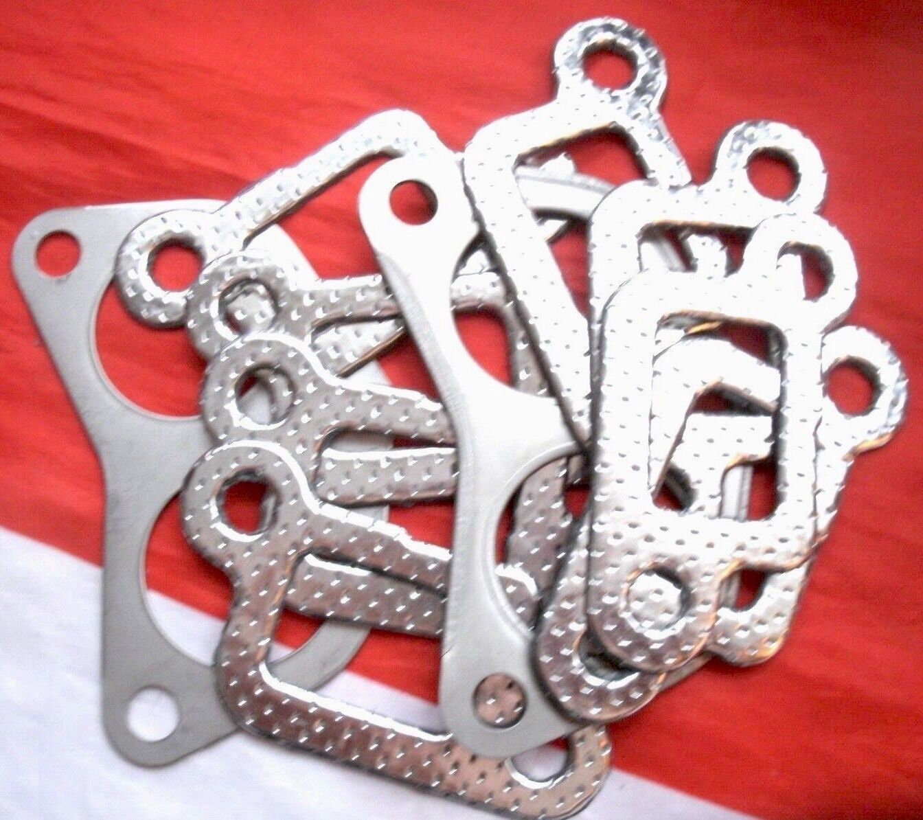 LAND ROVER V8 Classic Range Rover One Full Exhaust Manifold Gasket Set 10 Items