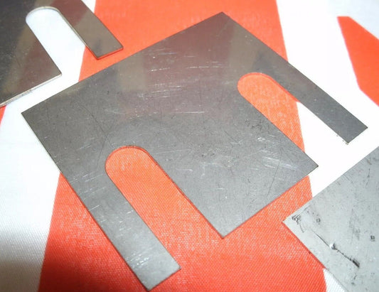Triumph TR5 TR6  ONE NEW 0.350" REAR TRAILING ARM SHIM IN STAINLESS STEEL.