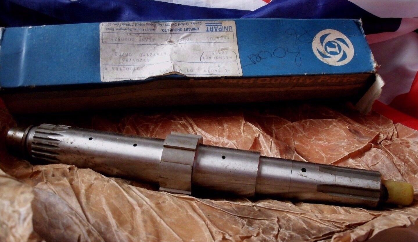 NOS ROVER V8 P6B MAINSHAFT FOR THE 4 SPEEDO MANUAL GEARBOX + MORGAN V8 NOS