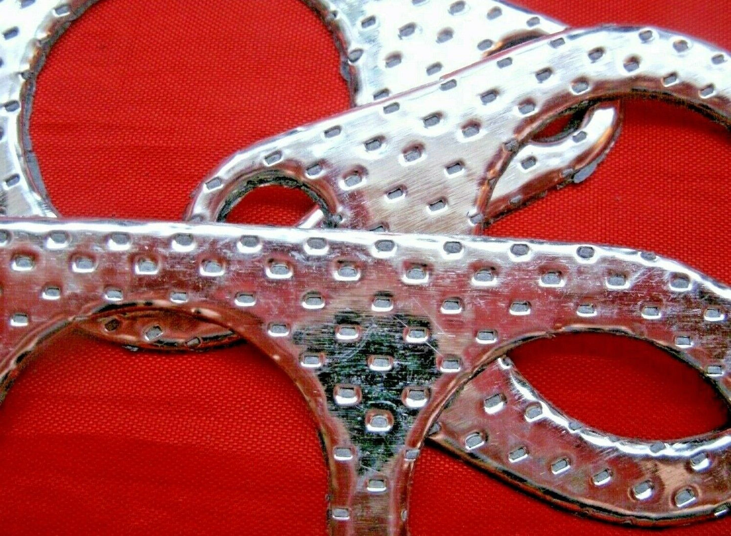 NEW IMPROVED FORD CORTINA OHV Sports performance EXHAUST MANIFOLD gasket set 4