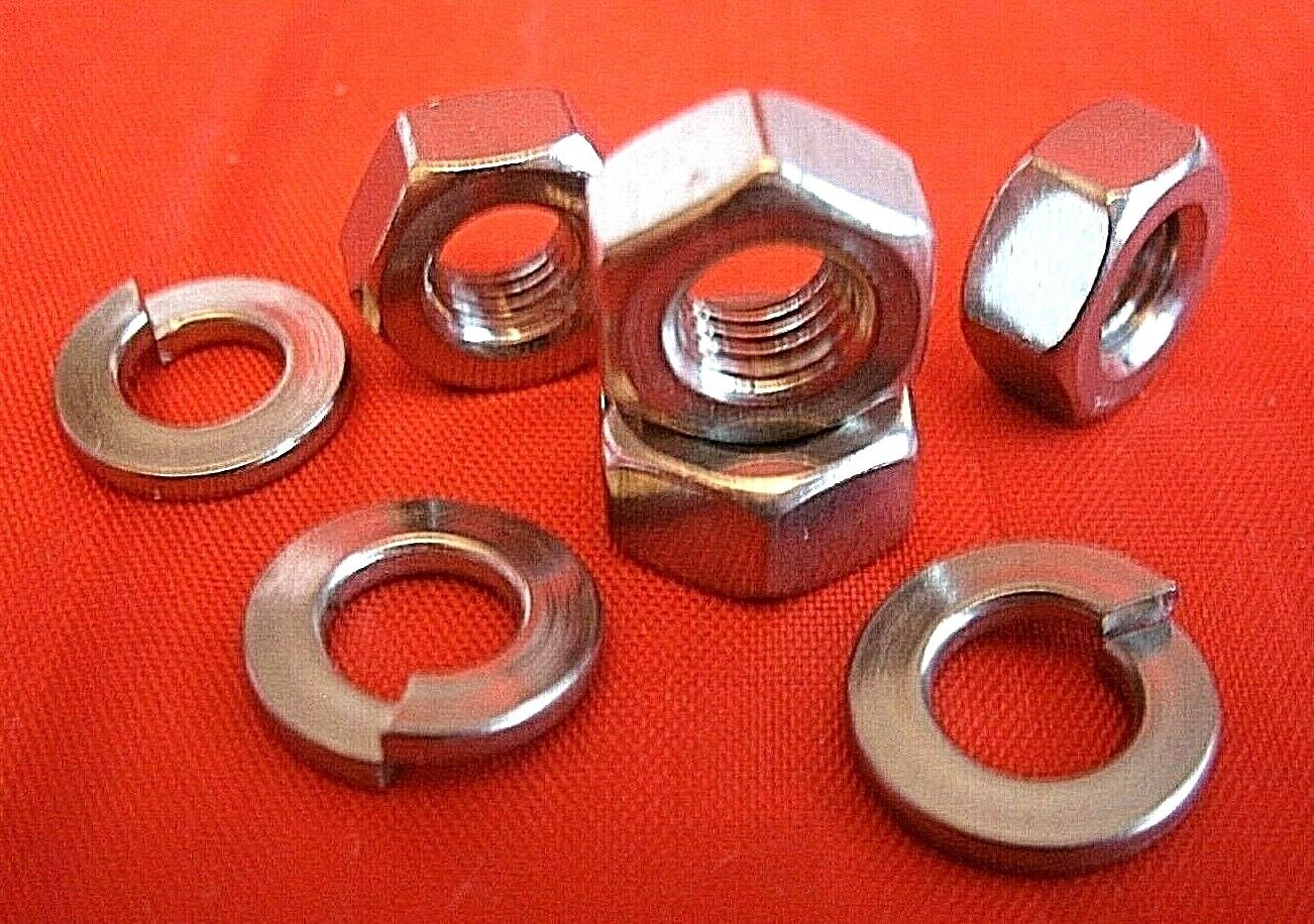 ROVER P4 60,75.90 105 THERMOSTAT HOUSING STAINLESS STEEL bsf NUTS & WASHERS SET