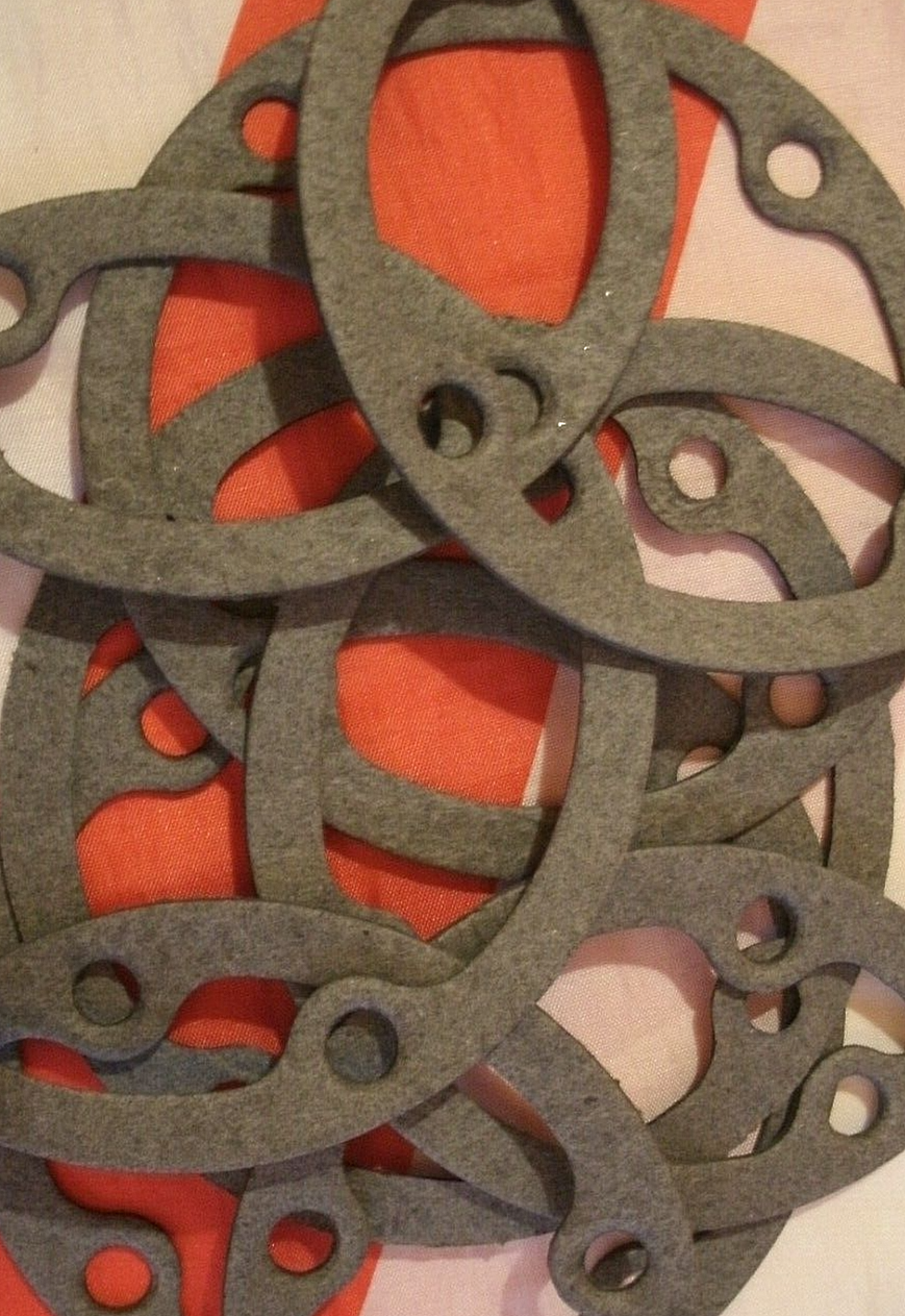 1 Pair of Improver Daimler Breather Housing Gaskets for Either Side of the Gauze