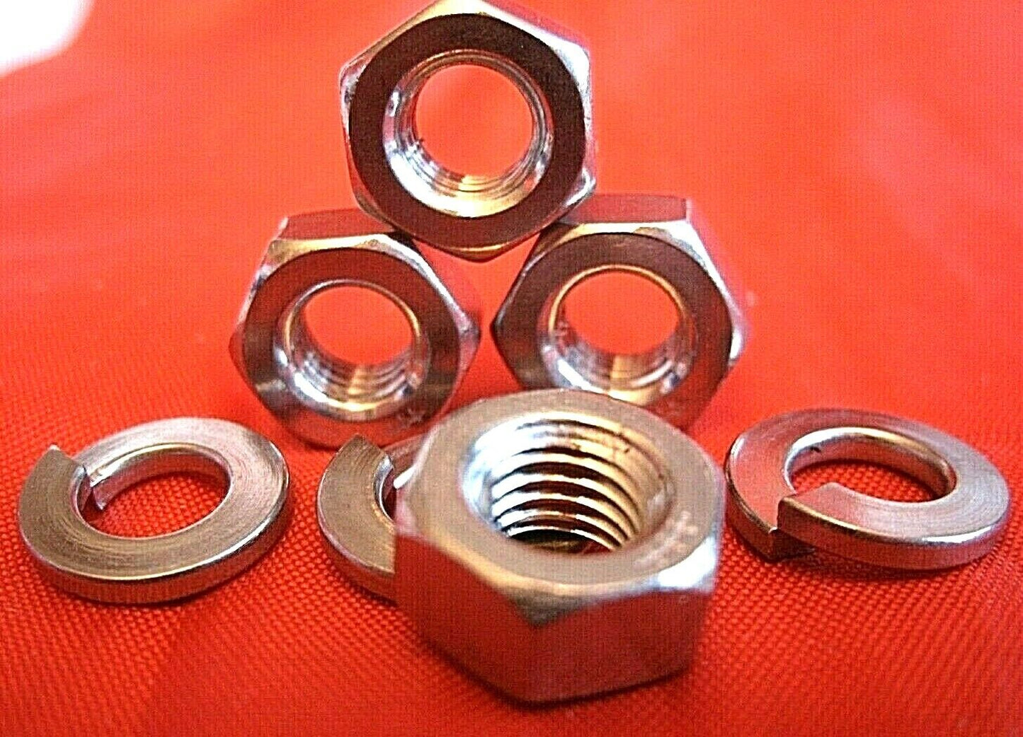ROVER P4 60,75.90 105 THERMOSTAT HOUSING STAINLESS STEEL bsf NUTS & WASHERS SET
