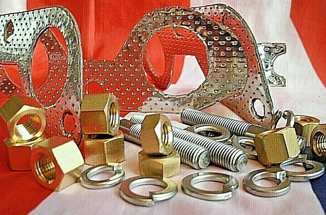 Rover P4 95,100,110 Exhaust Manifold & Dowm Pipe Brass & Stainless Fitting Kit.