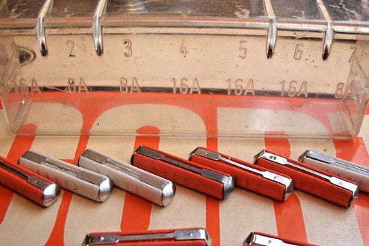FORD ESCORT BDA TWIN CAM MEXICO Replacement Ceramics Fuses with & fitting tool