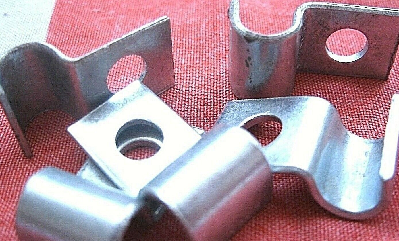 1 Set OF 10 Rover P6 2000 3/16 Saddle Clips 4 fixing Brake pipes to body shell