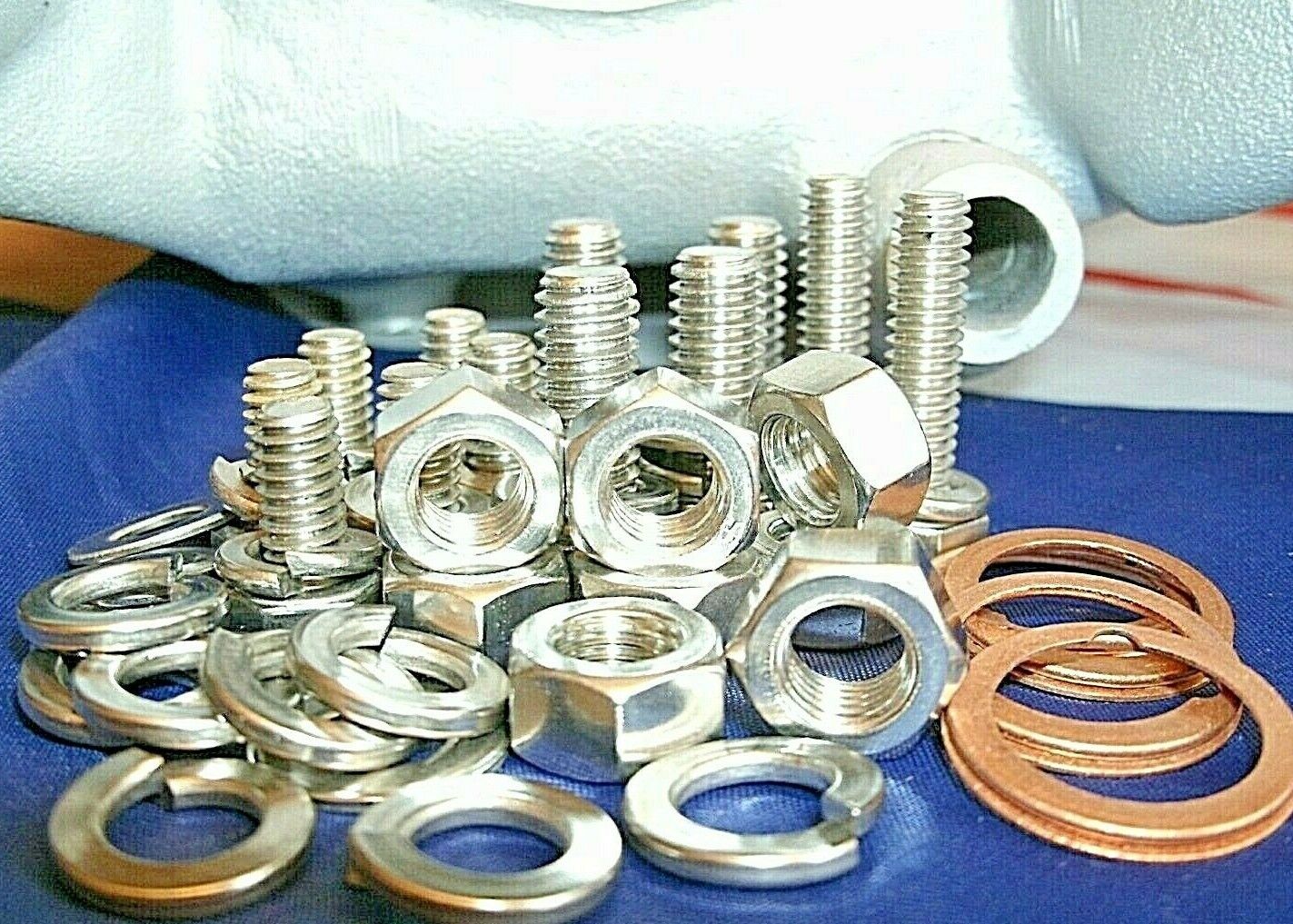 ROVER V8 Late Type Carburettor Inlet Manifold Stainless Steel Assemble KIT
