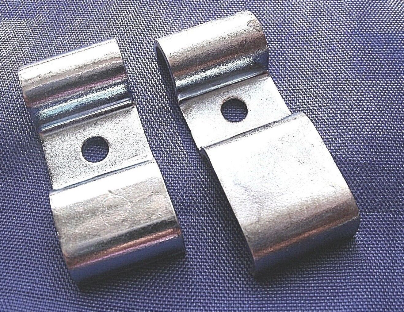 NEW 1x3/16"x2x3/16"-1/8 Fixing 1"1/8 Steel Plated  Brake Clutch Pipe Clip Clamp