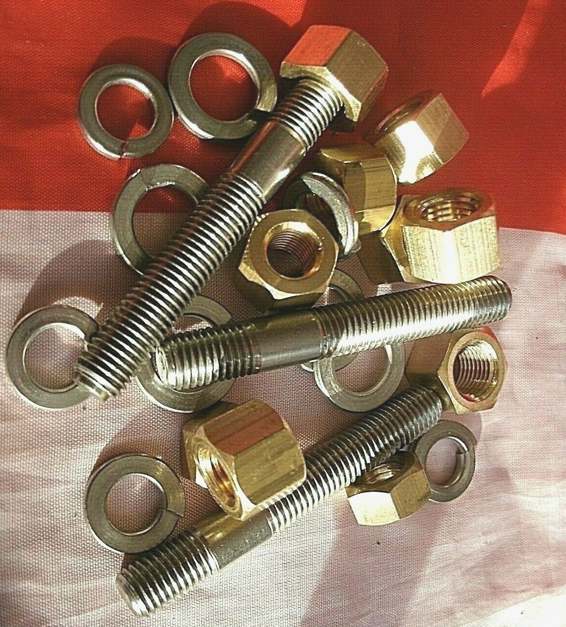 Rover P4 95,100,110 Exhaust Manifold & Dowm Pipe Brass & Stainless Fitting Kit.