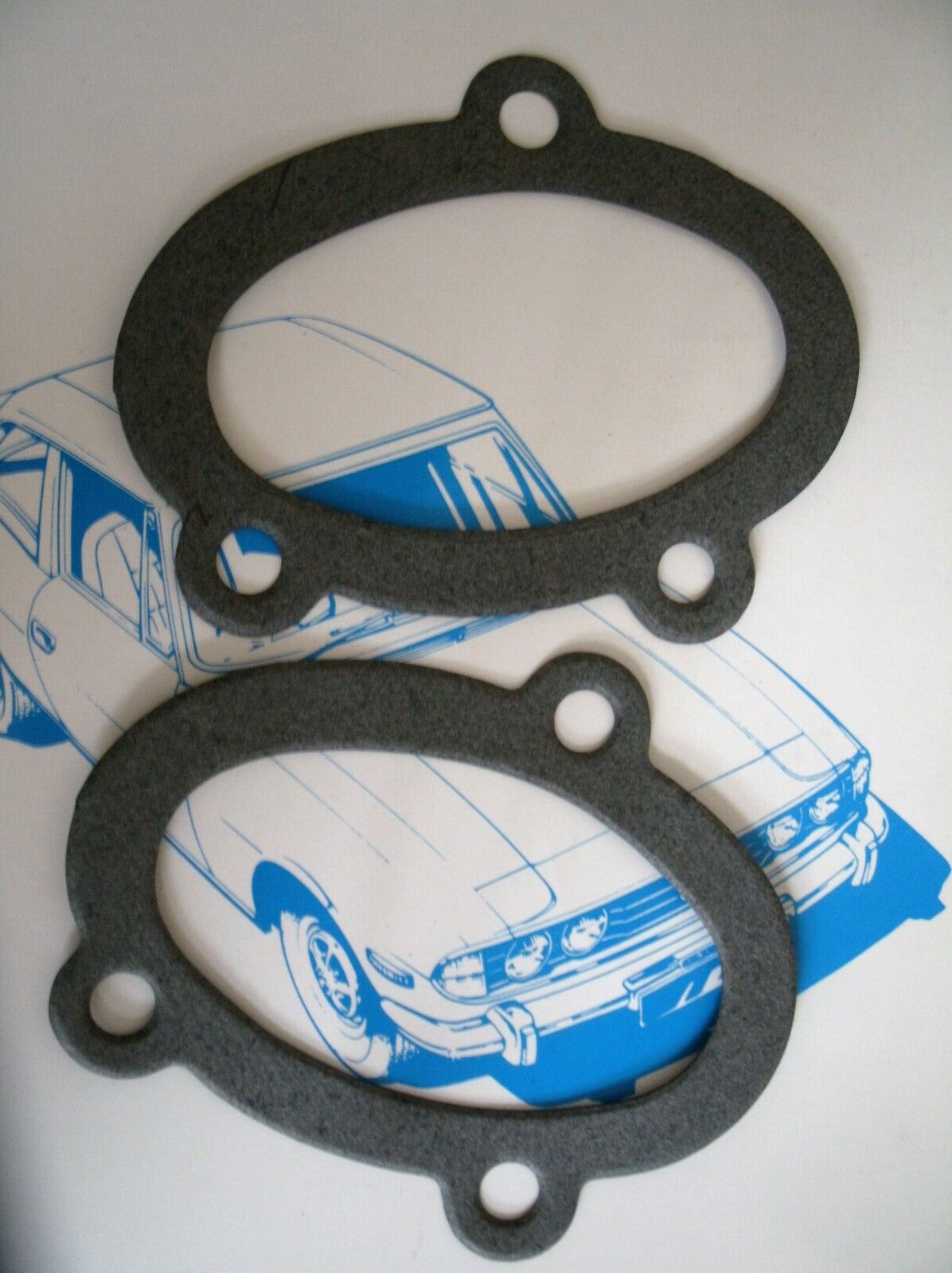 TRIUMPH STAG V8 3 LITRE HALF ENGINE EXHAUST MANIFOLD GASKETS SET 3