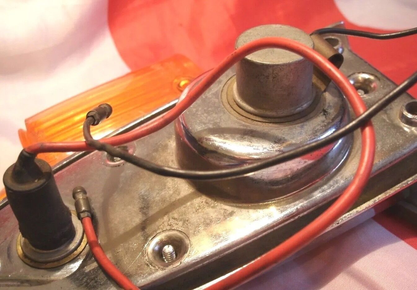 NOS NADA Rover P6 US SPEC AMBLE FRONT SIDE LAMP COMPLETE VERY UNUSUAL NOW