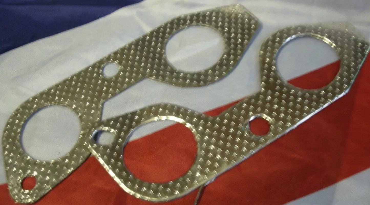 LAND ROVER SERIES 1 2 & 3 SET OF TOP QUALITY EXHAUST MANIFOLD GASKETs 1950s ON.