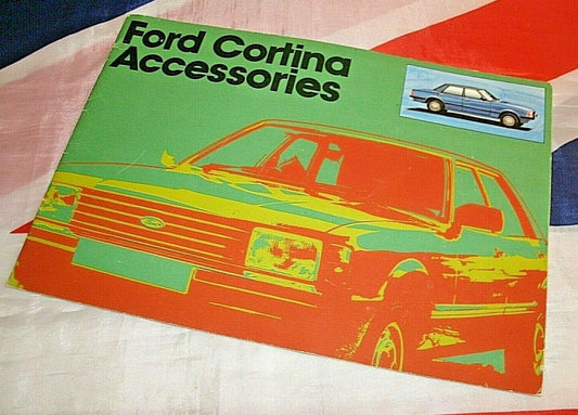 USED Ford Cortina Accessories Car Care Products Catalogue In Very Nice Condition