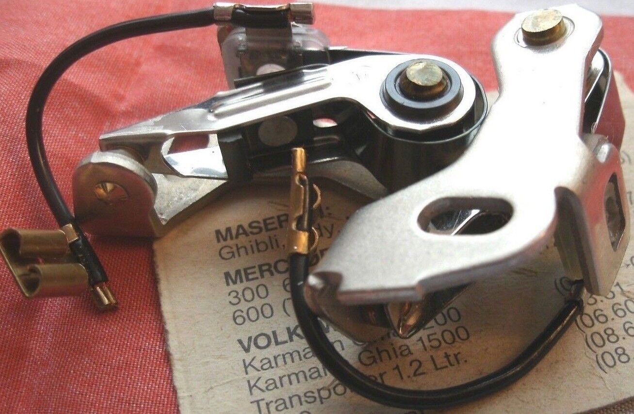 NOS Bosch Points 1237013026 Maserati Mercedes Volkswagen Check List First